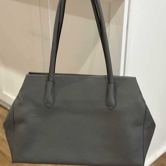 A New Day (Target) Gray Shoulder Purse front phone pocket - Picture 5 of 5